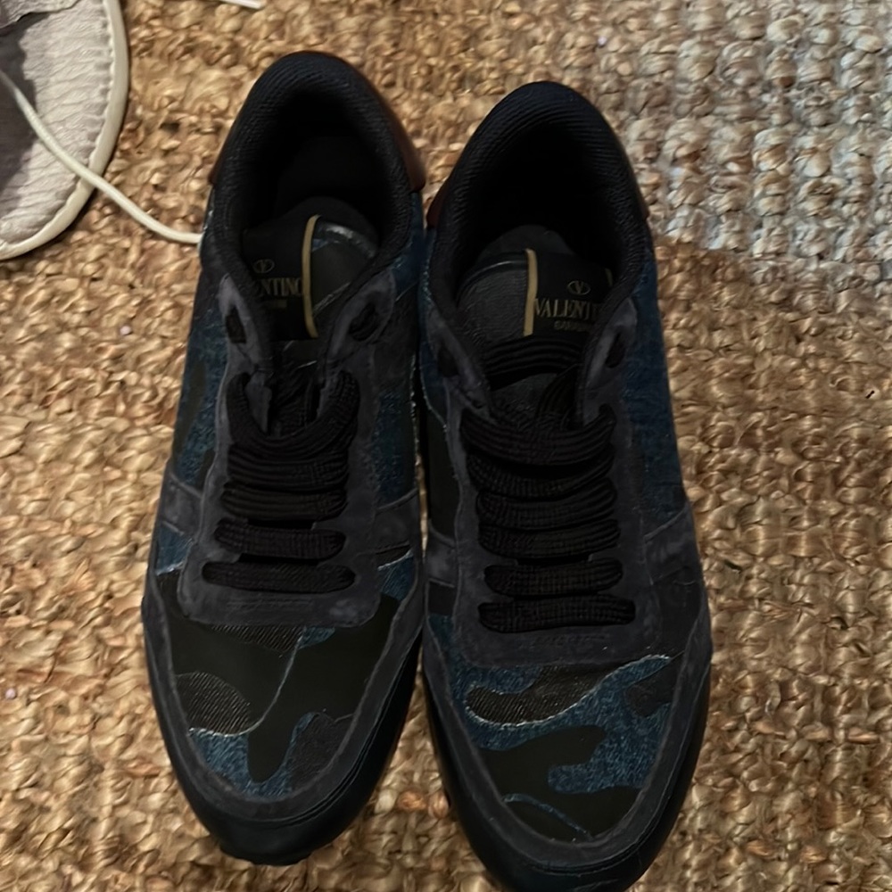 Valentino sneakers denim camuflaje